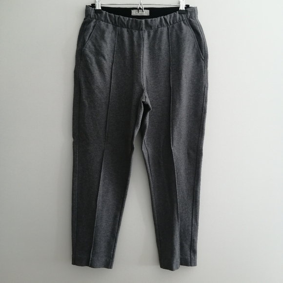 Everlane The Dream Pants Tapered Ankle Pant Heathered Charcoal Grey Medium - Picture 3 of 16